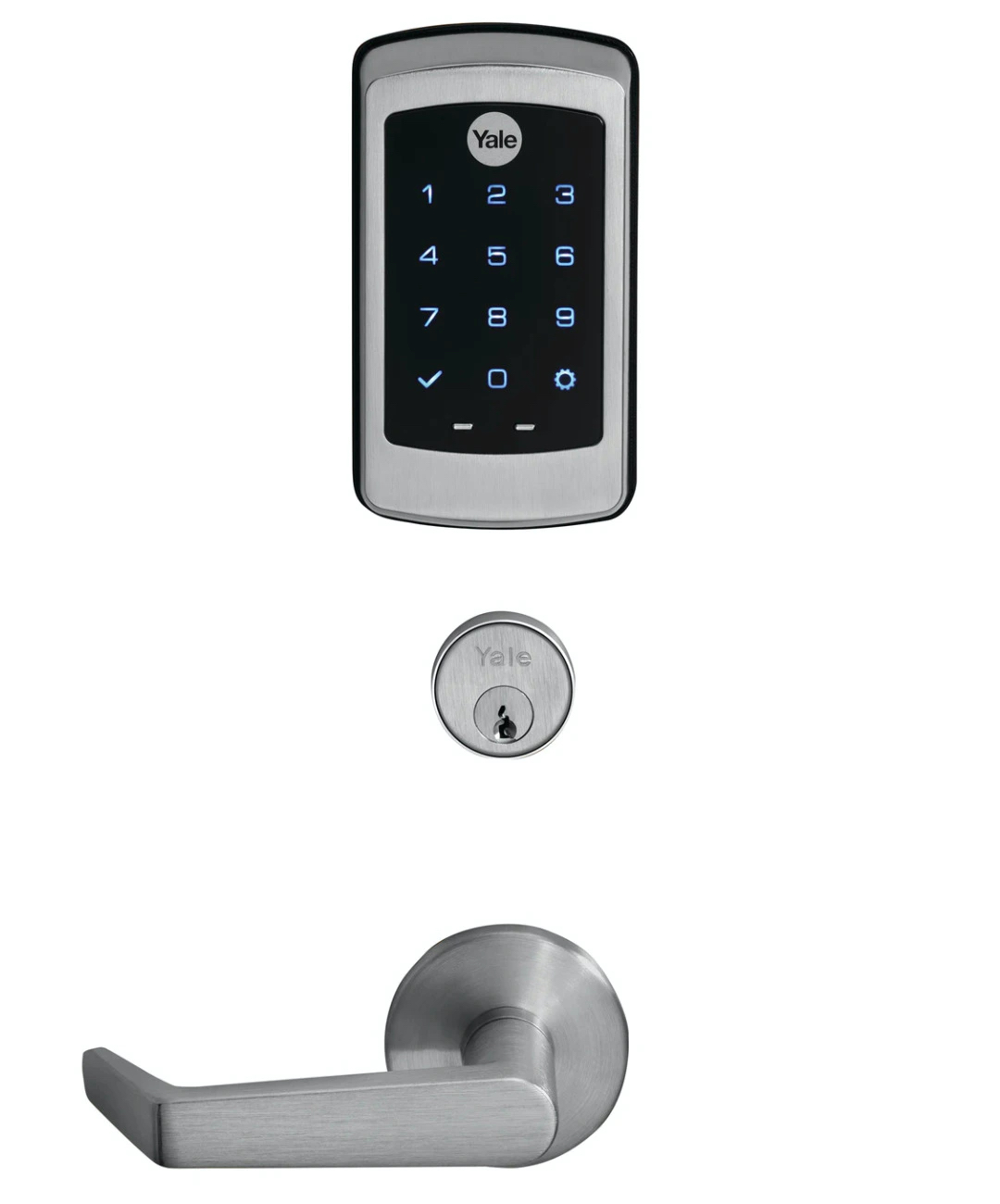 yale nextouch sectional mortise commercial lock